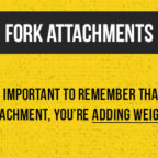 fork attachments add weight