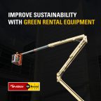 sustainability with green rental equipment